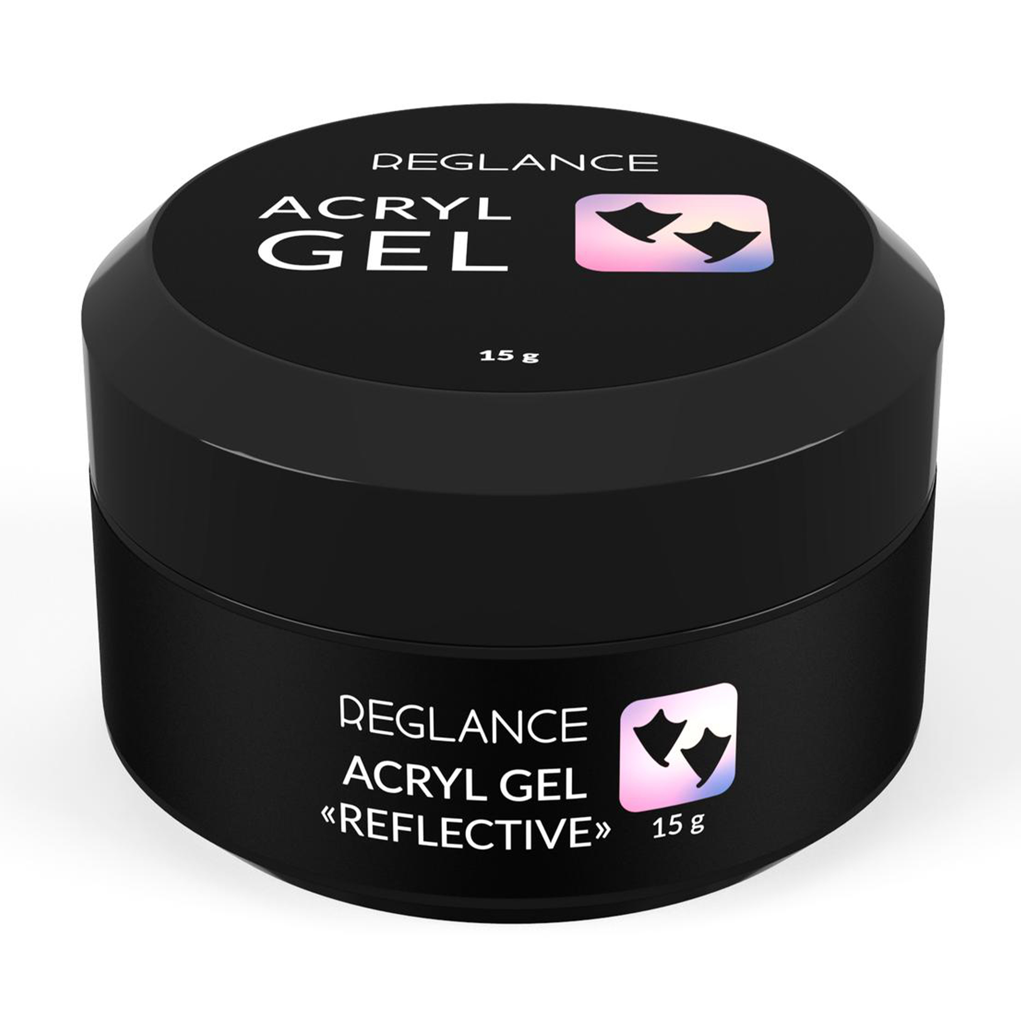Акрил-гель для нігтів Reglance Acryl Gel Reflective, 034 Emerald, 15 г